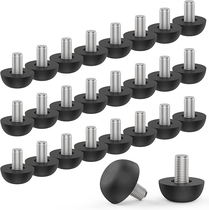 M8 Adjustable Furniture Leg, 304 Stainless Steel Furniture Feet, 8mm x 1.25