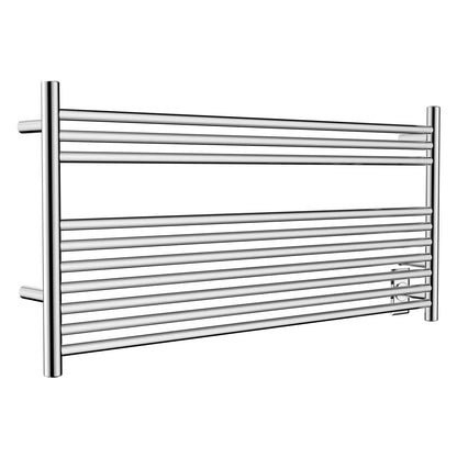 HEATGENE Towel Warmer Wall-Mounted Hardwired Heated Towel Rack Hot Towel Bar Brushed