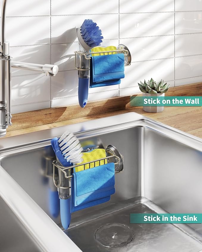 HapiRm Sink Caddy Sponge Holder