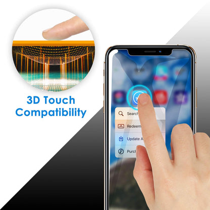 JETech Privacy Screen Protector for iPhone 11 and iPhone XR 6.1-Inch, Anti Spy Tempered Glass Film, 2-Pack
