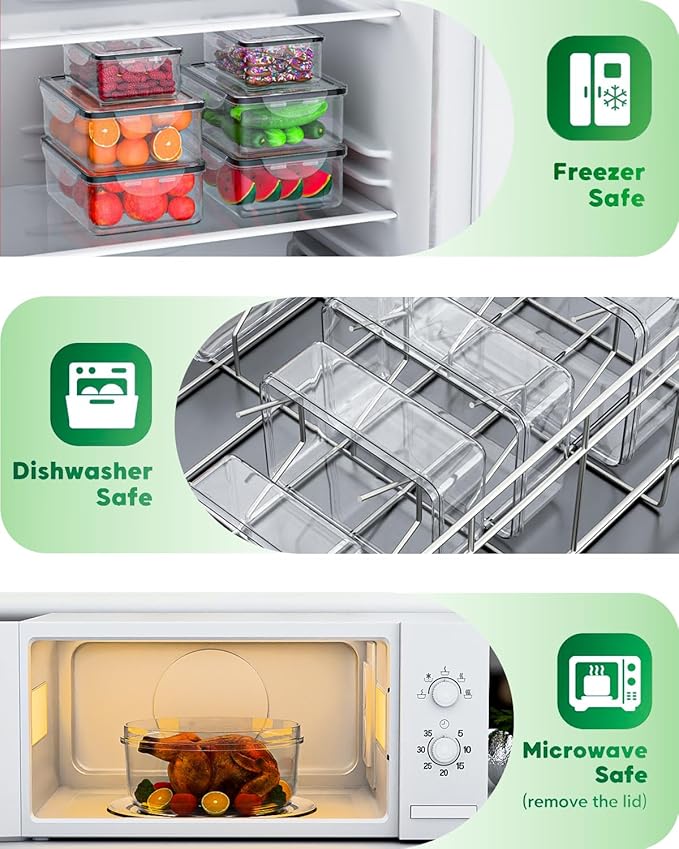54 Pcs Food Storage Containers