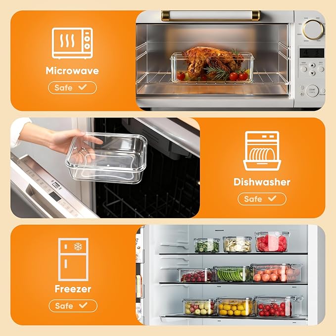 52 Pcs Food Storage Containers