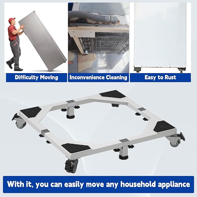 Heavy Duty All Steel Fridge Stand