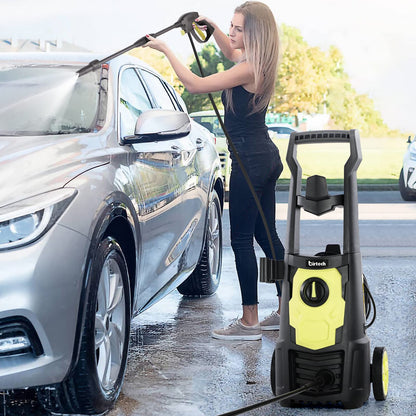 Pressure Washers, 1650W 135Bar 420L/H Electric Jet Washers Pressure Washers with Patio Cleaner, Power Washer with Adjustable Spray Nozzle, Pressure Washer for Patio Car Garden Yard Fences Driveways