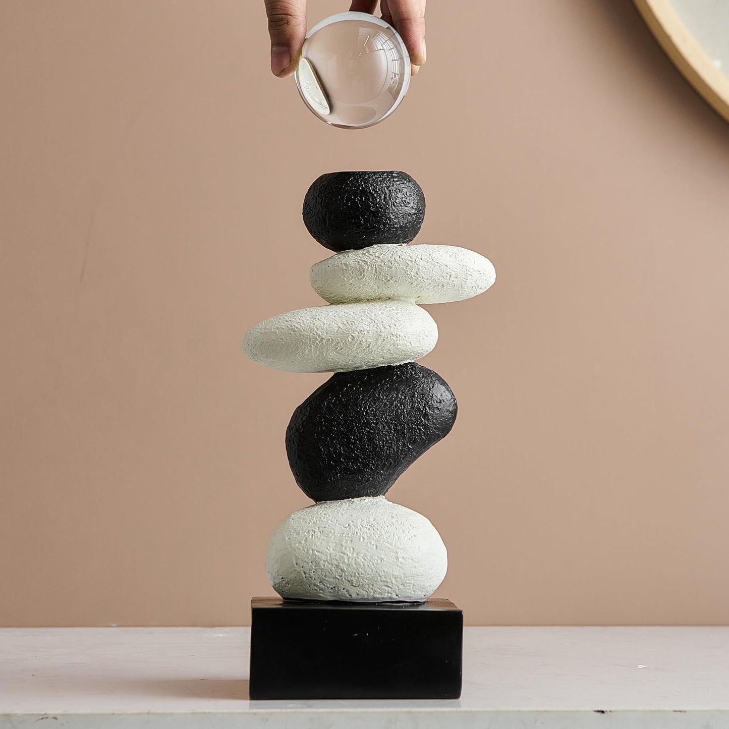 XGZY Art Stone Sculptures Home Decor - Modern Bookshelf & Desk Decor