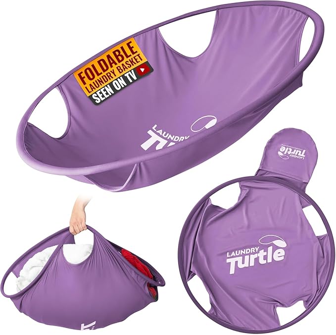 Laundry Turtle Collapsible Laundry Basket | Revolutionary Foldable Laundry