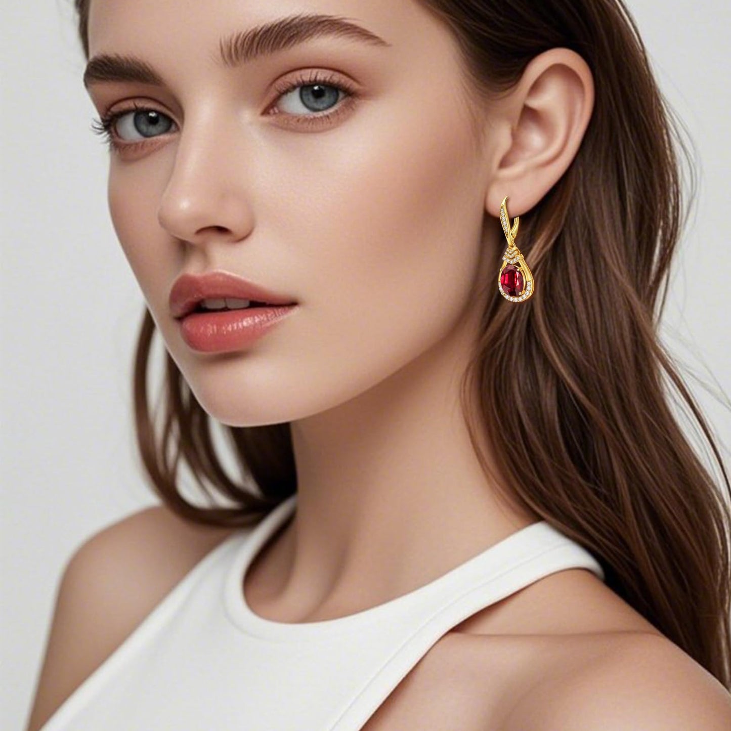 S925 Sterling Silver Black Teardrop Dangle Earrings for Women Dainty Sparkling Black Crystal Stone Earrings for Her Evening Jewelry Oval Cut CZ Leverback Drop Earring Birthday Gifts for Girlfriend