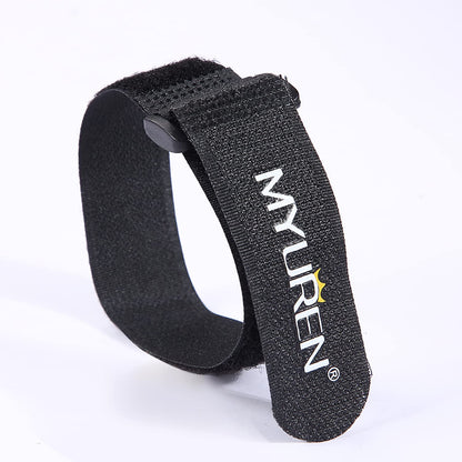 1"x 18"-12 Pack Reusable Fastening Cable Straps with Buckle Adjustable Hook and Loop Securing Strap Multi-Purpose Cinch Strap for Cord Management