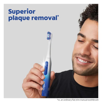 Colgate 360 Floss Tip Sonic Powered Battery Toothbrush Refill Pack - 2ct