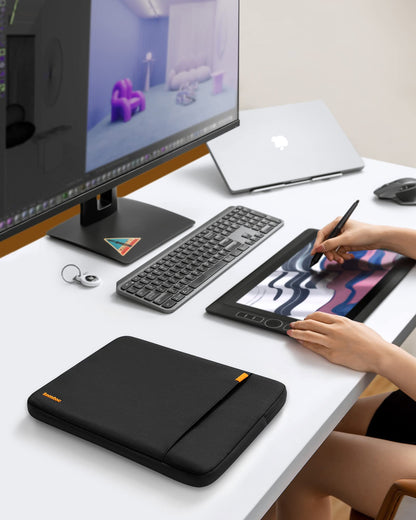 tomtoc 360° Protective Laptop Sleeve for 13-inch New MacBook Air M4/M3/M2/M1 (2025-2018) A3240 A3113 A2681 A2337, 13-inch MacBook Pro M2/A2686 M1/A2338 2022-2016, Water-Resistant Case Bag
