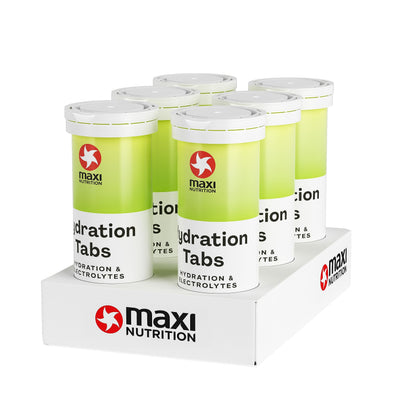 MaxiNutrition Hydration tabs, Green Apple, Zero Sugar| Effervescent Electrolyte Tablets| for Improved Hydration and Recovery | Suitable for Vegans and Vegetarians | 6 x 10 Tablets (6 Pack)