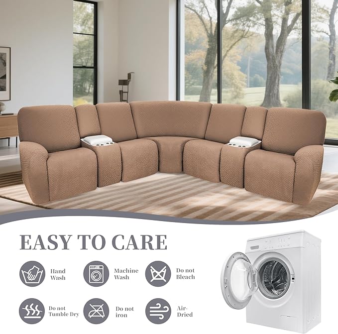 100% Waterproof Sectional Recliner Couch Covers