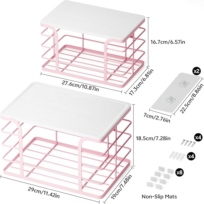 2 Pack Extra Large Stackable Pantry Storage