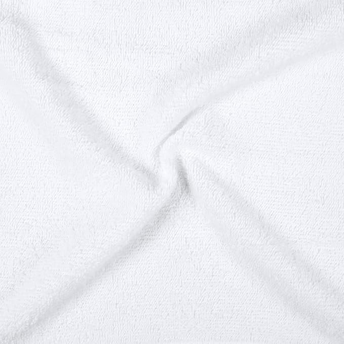 Amazon Basics washcloth for Bathroom, 100% Cotton Extra Absorbent, Fast Drying