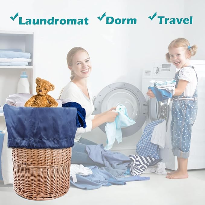 Heavy Duty Laundry Bag 2 Pack XL Nylon Laundry Bags