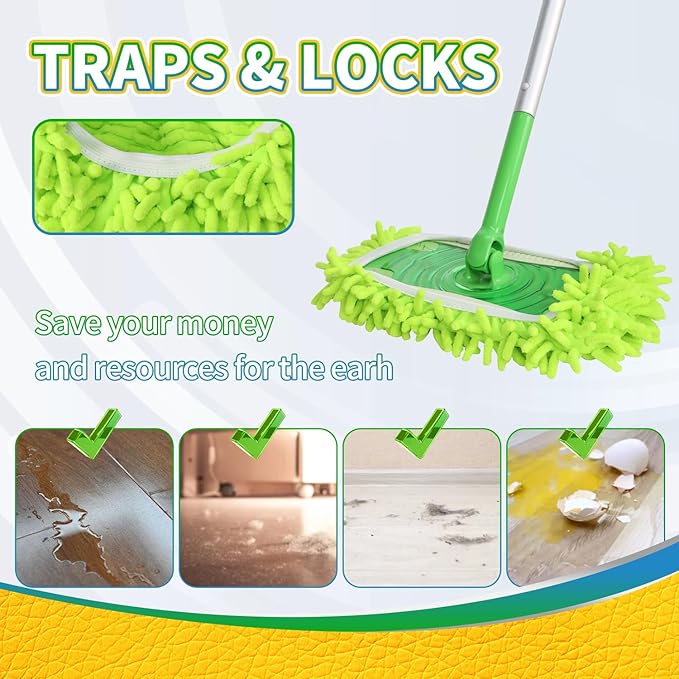 Reusable Mop Pads Compatible