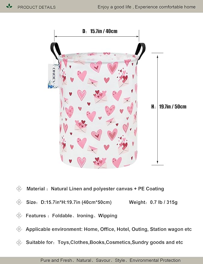 Round waterproof laundry basket, laundry Hampers