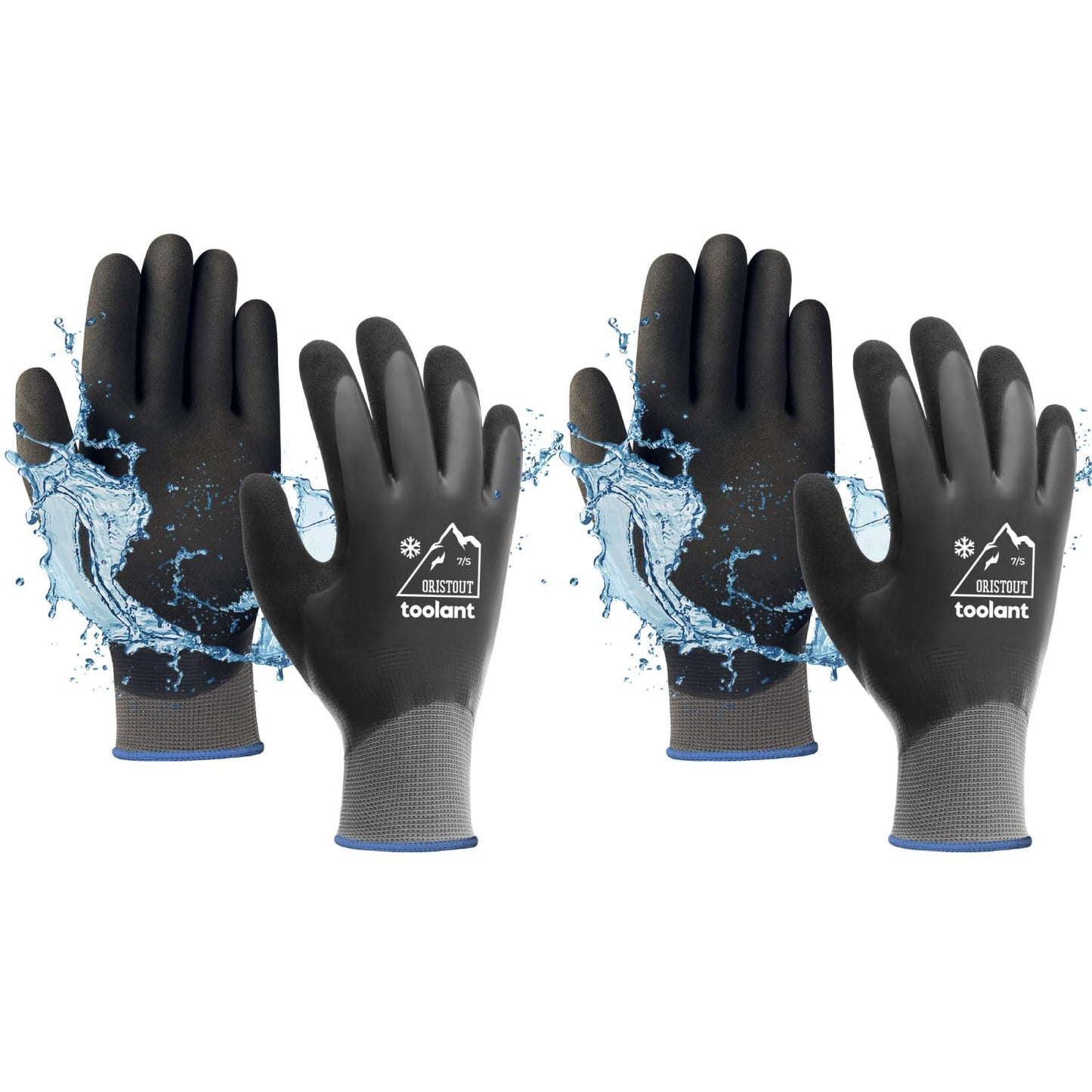 Waterproof Winter Work Gloves for Men and Women, Touchscreen, Freezer Gloves, Thermal Insulated, for Cold Weather
