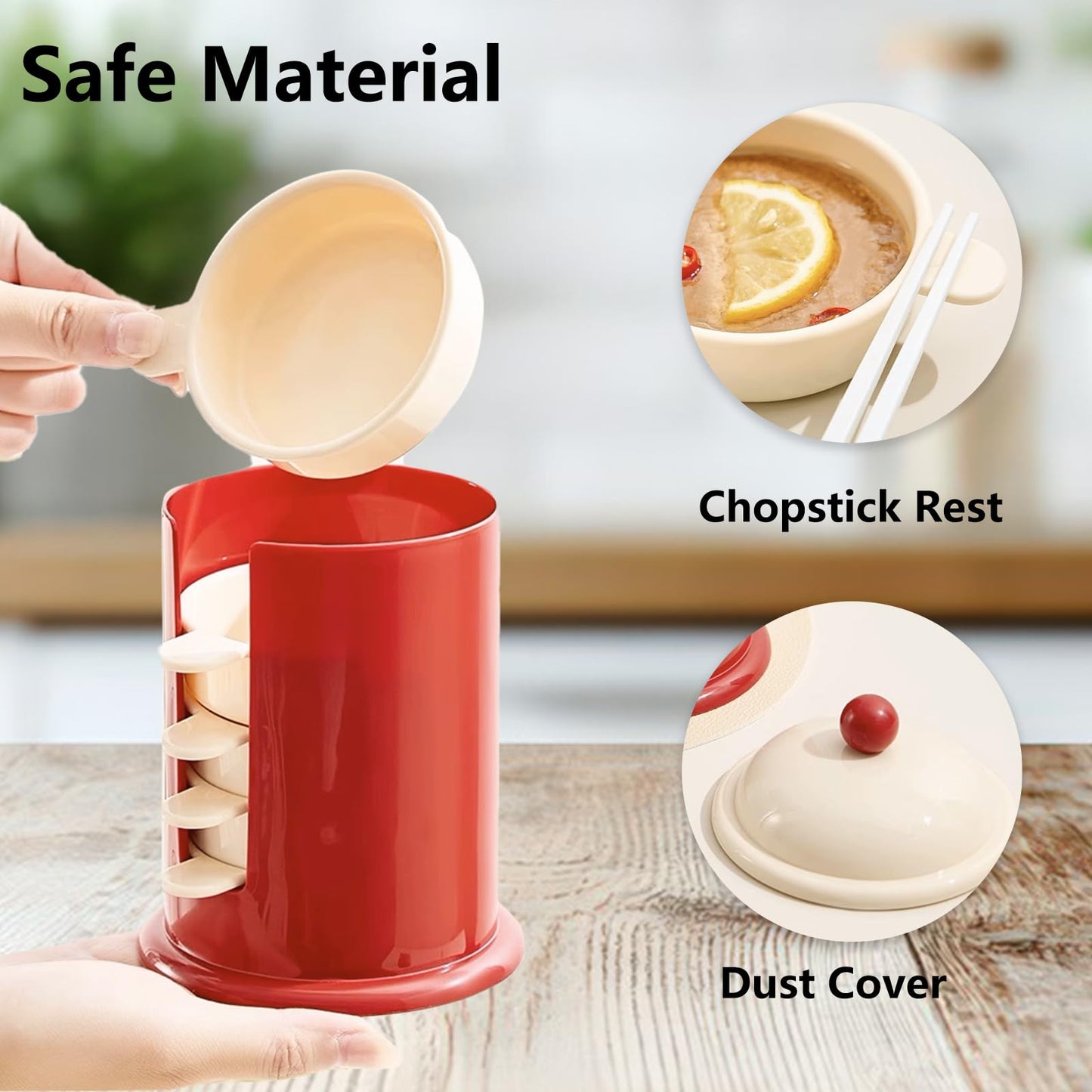 kumet Set of 5 Mini Dipping Bowls, 3.15 Inch Small Sauce Dish, Stylish Design, Perfect for Sushi, Condiments, BBQ, Ketchup
