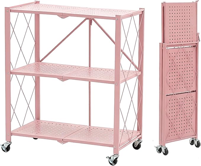 BRIAN & DANY 3-Tier Foldable Storage Shelves