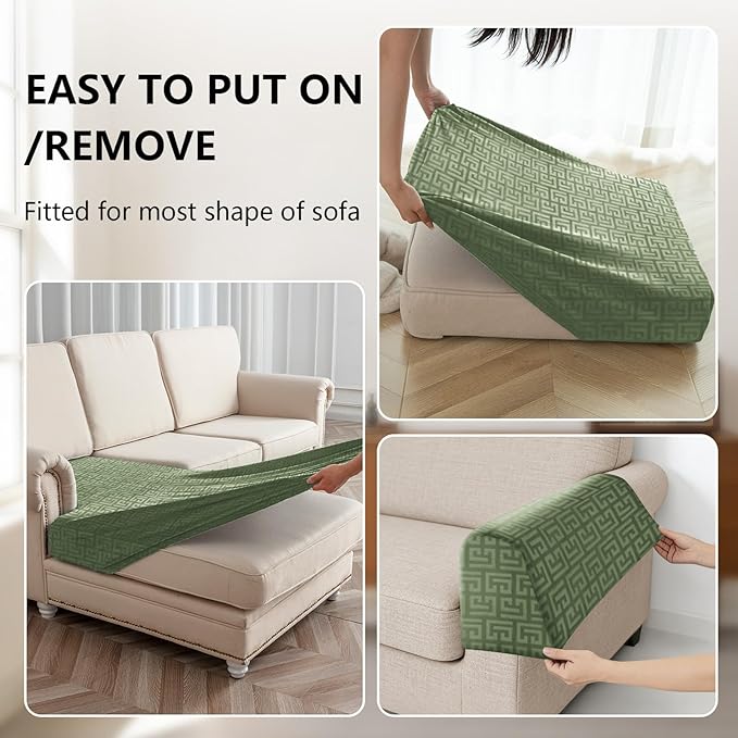 UNBBRRL Stretch Couch Cushion Cover