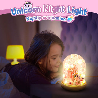 HappyGoLucky Unicorn Gifts for Girls, Craft Kits for Kids Toys Age 3-10 Year Old Girls Gifts Girls Birthday Presents Girls Toys Age 3-9 Best Toys for 3 4 5 6 Year Olds Girls Christmas Xmas Gifts