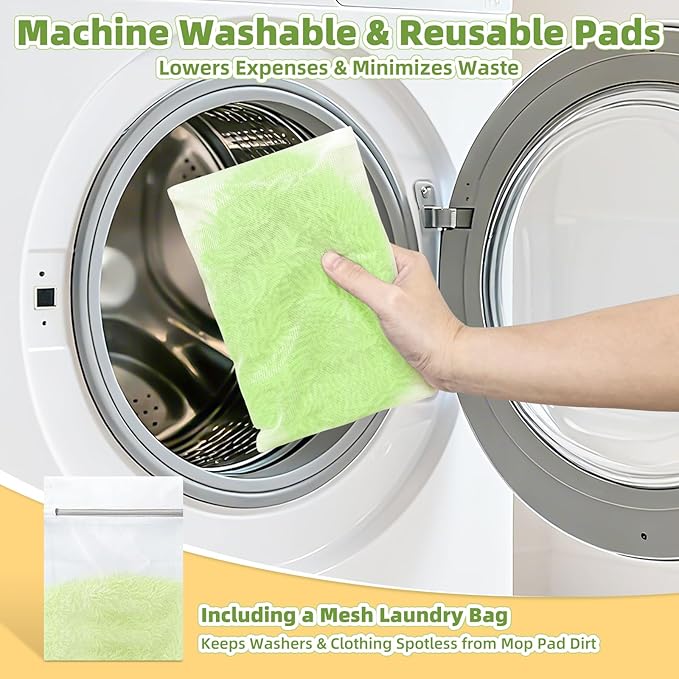Reusable Microfiber Pads Compatible