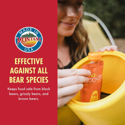 Counter Assault Bear Keg Food Storage Container Yellow
