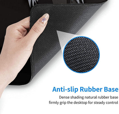 SMAIGE XL-Large Gaming Laptop Mouse Pad - Anime Desk Mat - Extended PC Keyboard Waterproof and Non-Slip 31.06 x 11.8inches