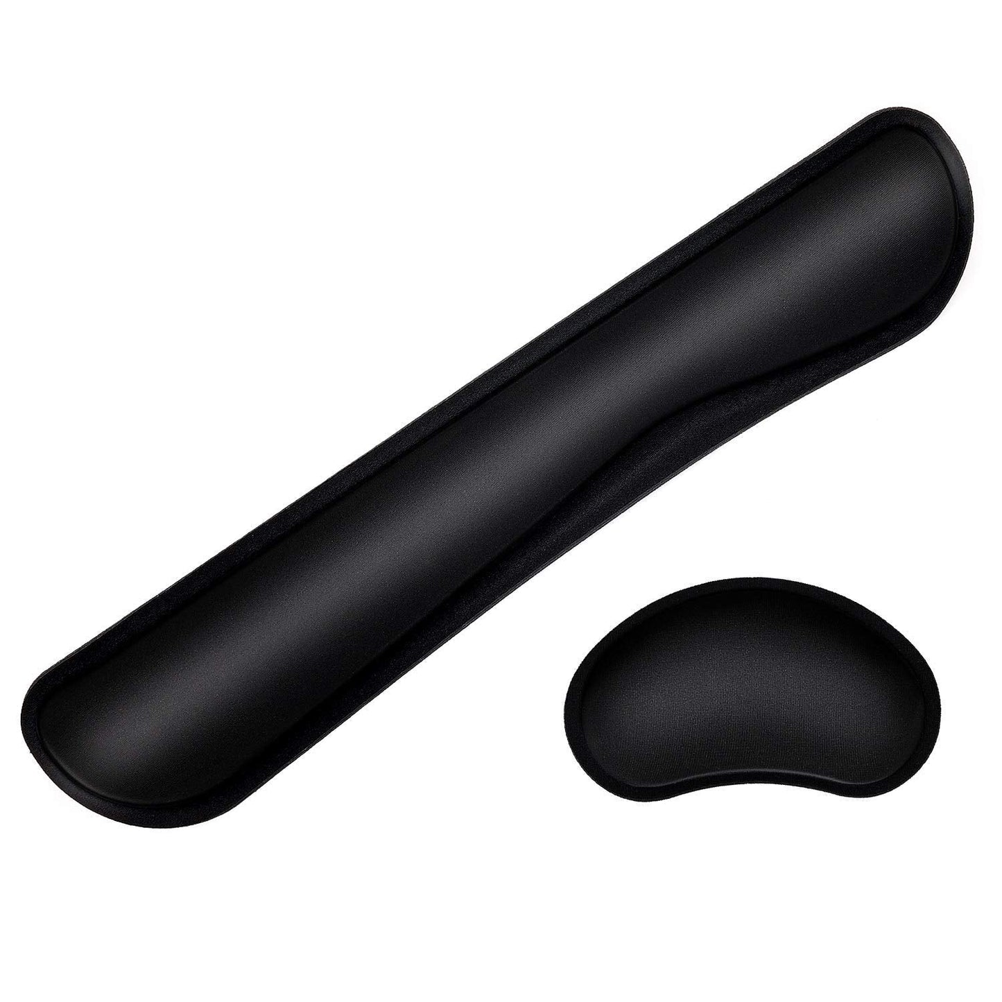 TONOS Keyboard Wrist Rest - 17" Wrist Rest for Computer Keyboard with Memory Foam, Ergonomic Design Wrist Rest Set for Easy Typing, Wrist Pain Relief, Anti-Skid Wrist Rest for Office/Gaming/Laptop