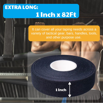 Autrends Grip Tape - Multipurpose Goon Grip Tape for Guns, Handgun, Rifle, Pull Up Bars, Barbells, Dumbbells, Tools, Handles, Bats, Rackets, Yard Tools, Wire Wrap-1 Inch x 82 Feet