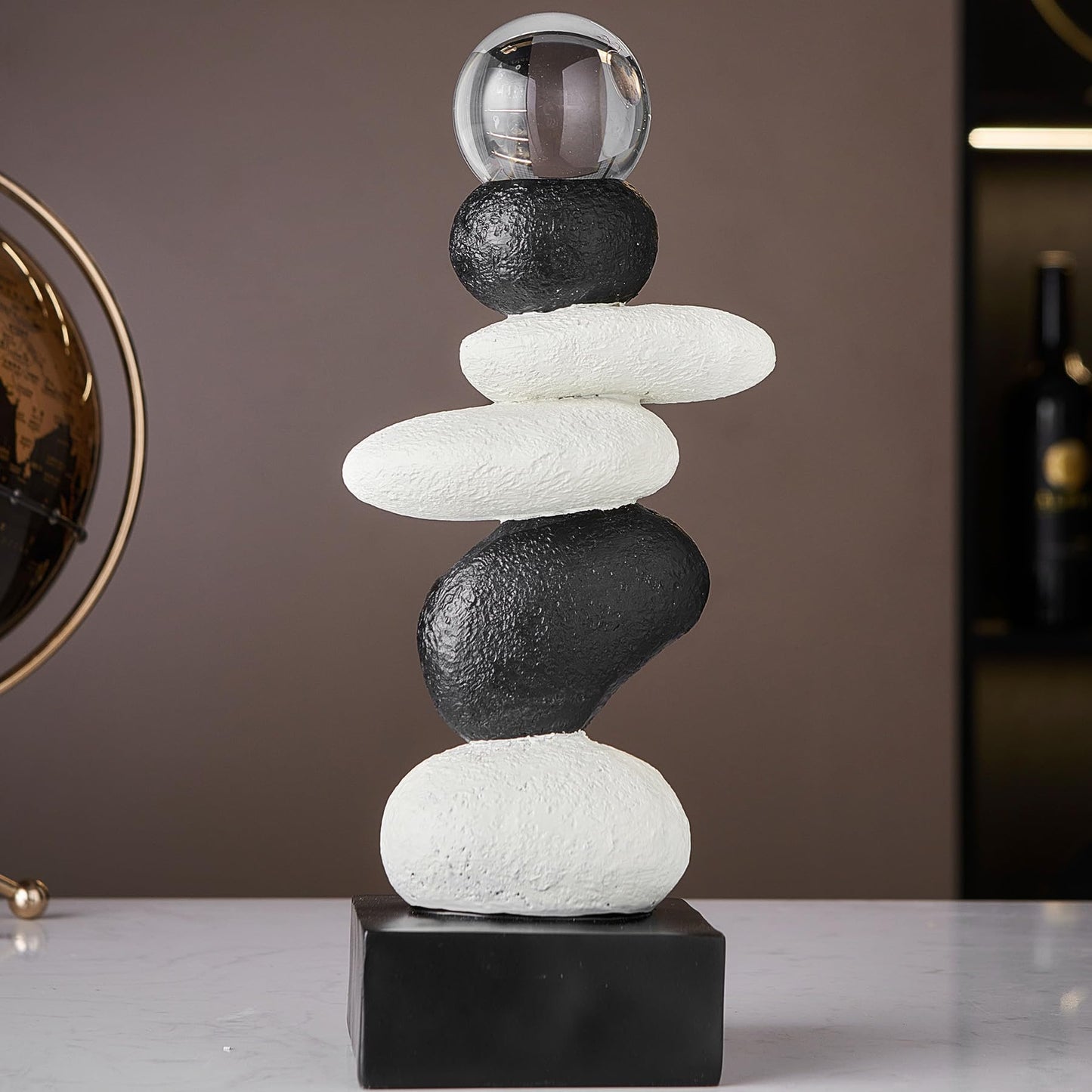 XGZY Art Stone Sculptures Home Decor - Modern Bookshelf & Desk Decor
