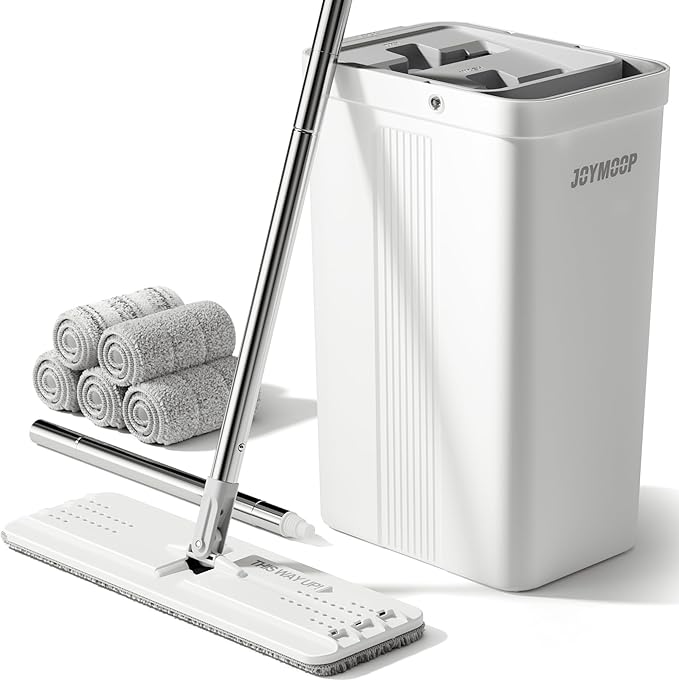 JOYMOOP Mop and Bucket with Wringer Set, Wet Dry Mops