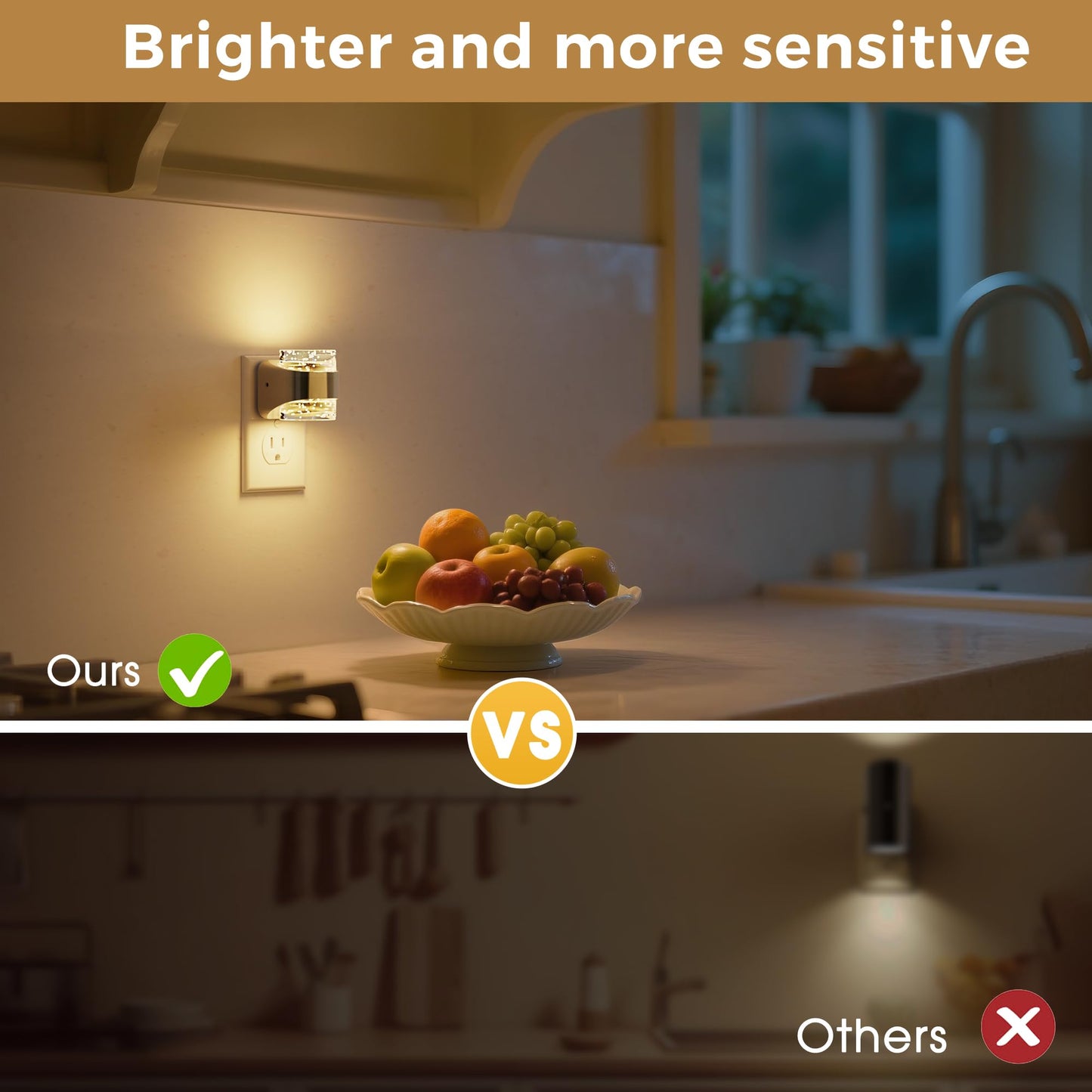 L LOHAS LED Night Light, Bubble Night Lights Plug into Wall,2 Pack 3000K/4000k/5000K Adjustable Color Temperature Night Light,Dimmable Nightlights with Dusk to Dawn Sensor for Rooms Bathroom Hallway