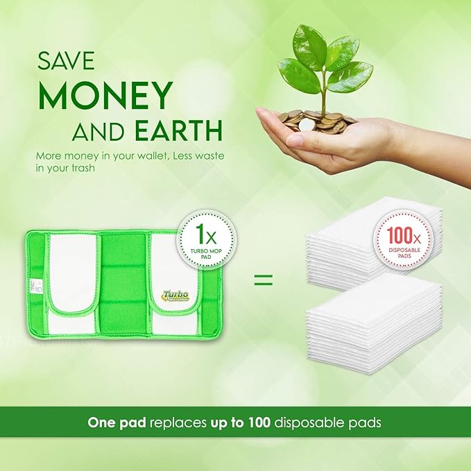 Reusable Pads Compatible with Swiffer Sweeper Mops