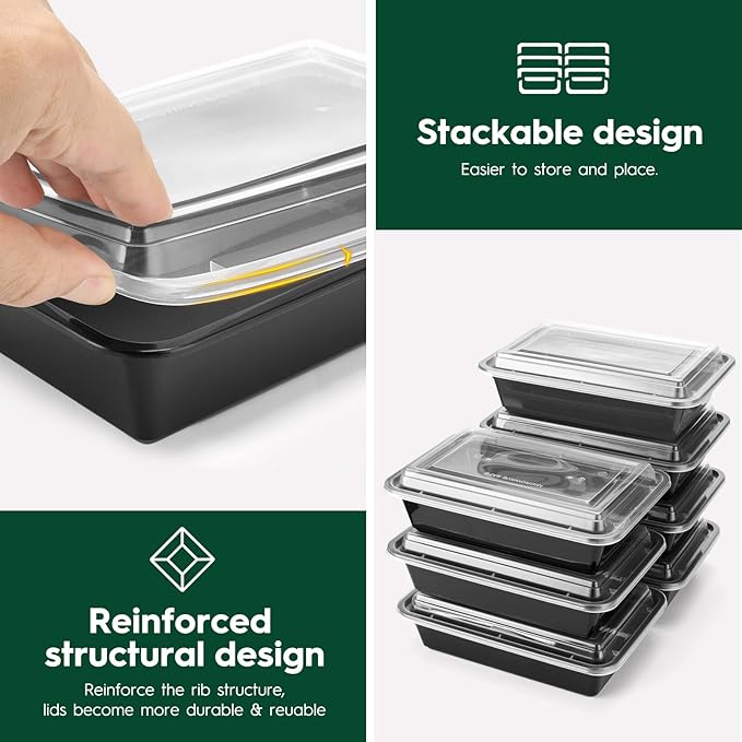 Glotoch Meal Prep Containers