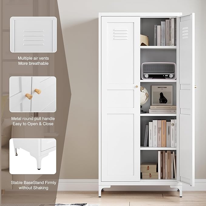 Yizosh Metal Storage Cabinet