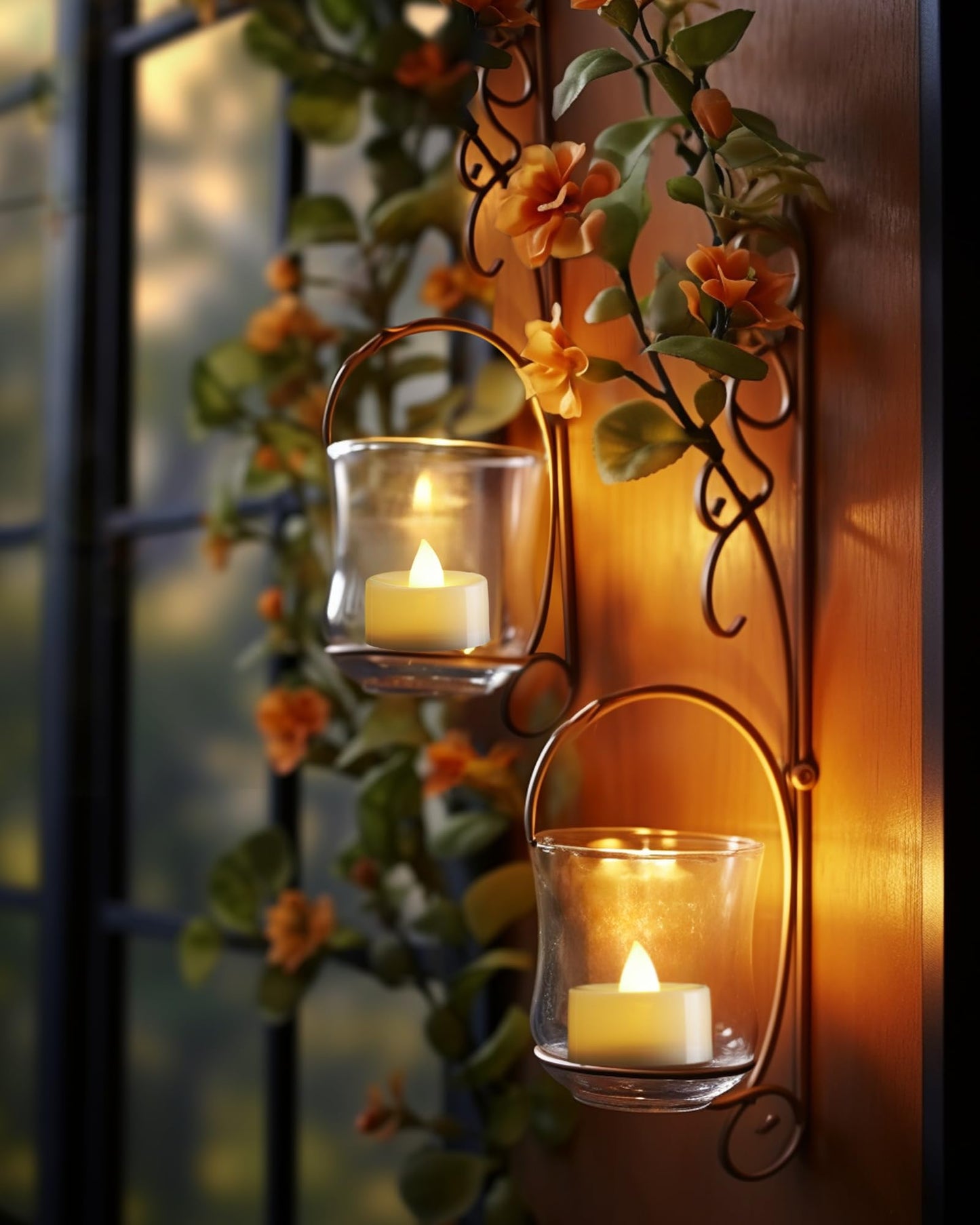 Homemory 12pcs Flameless LED Tea Lights with Remote & Timer, 400+Hours Realistic Flickering Battery Candles for Seasonal, Tabletop, and Centerpieces Decor
