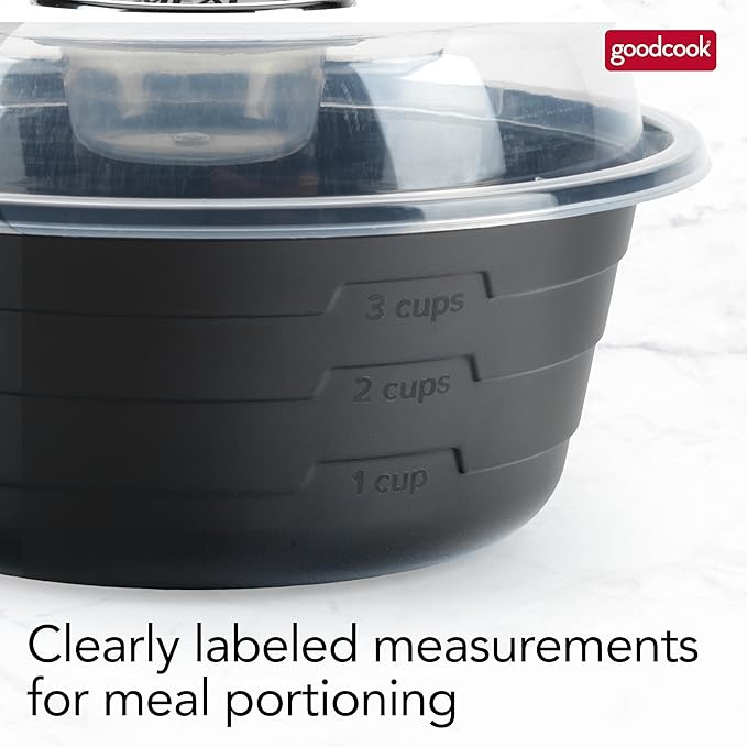 GoodCook 4-Cup Meal Prep Bowls Set
