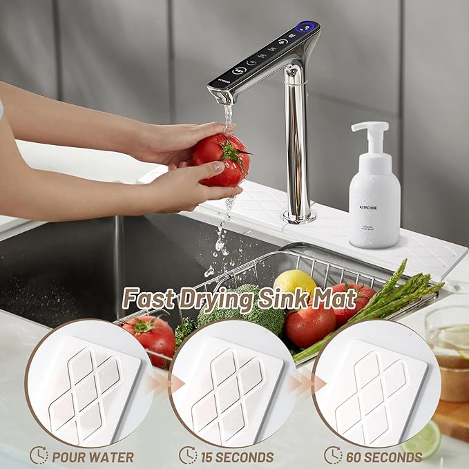 Faucet Mat for Kitchen Sink