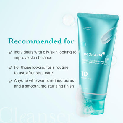 medicube PDRN Marshmallow Whip Cleanser | Face Wash, Cleansing Foam for Pore Care & Uneven Skin Tone | Gentle Daily Deep Cleansing | Hydrating and Nourishing Facial Cleanser | Korean Skincare