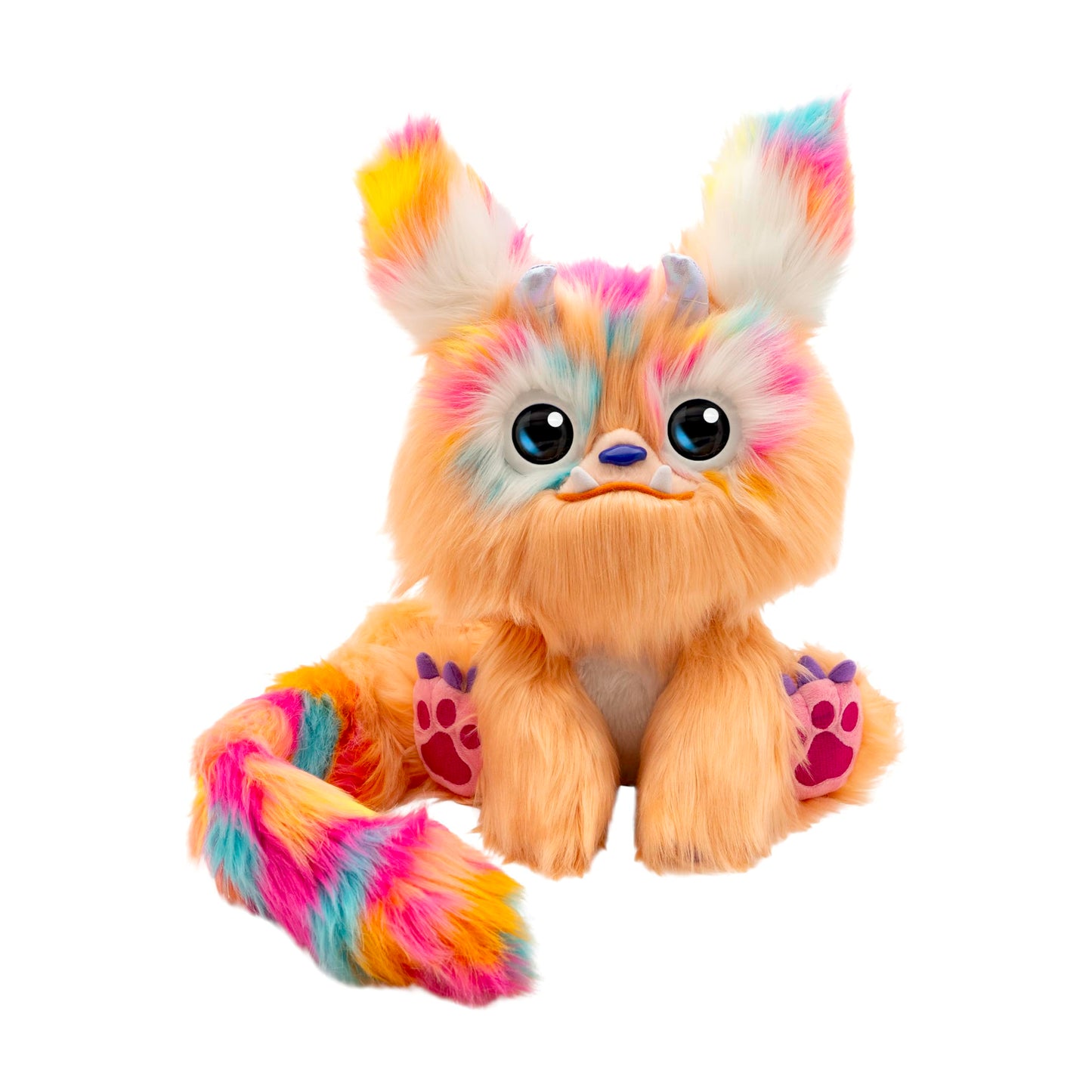 Furlings - Cleo | Loving Interactive Plush Jackalope More Than 80 Realistic Reactions | Soft Animal Girls' Surprise Toys & Gifts for Birthdays and Christmas Ages 3+, Orange