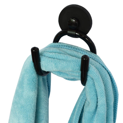 YYST MINI Magnetic Towel Hook Hanger Rack for Kitchen Dish,Sports, Hand Gym, etc- Hold up to 0.5 Lb- No Towels Included (1)