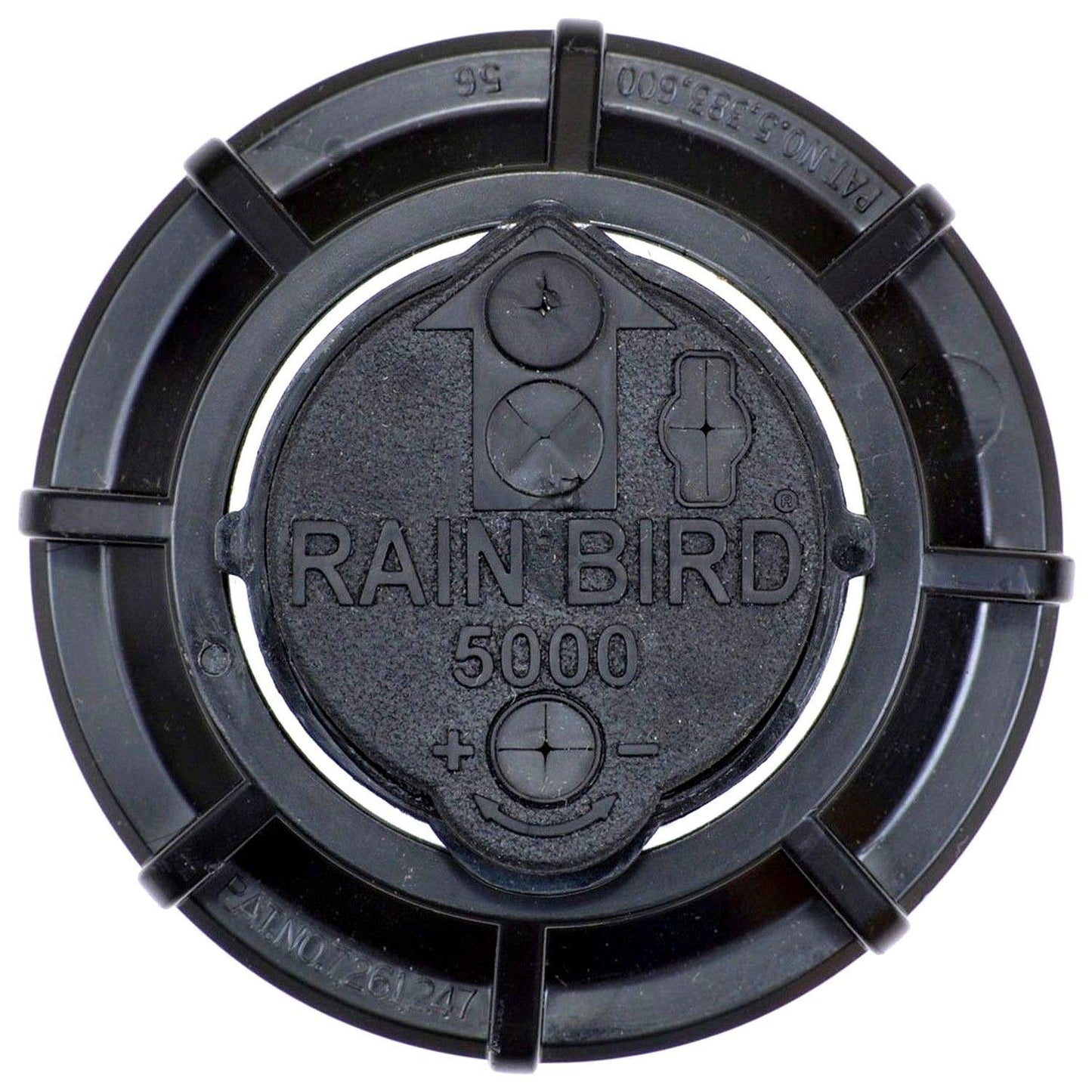 Rain-bird 5000 Series Rotor Sprinkler Head - 5004 PC Model, Adjustable 40-360 Degree Part-Circle, 4 Inch Pop-Up Lawn Sprayer Irrigation System - 25 to 50 Feet Water Spray Distance (Y54007) (4 Pack)