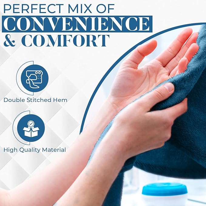 DAN RIVER 6-Pack Premium Hand Towels