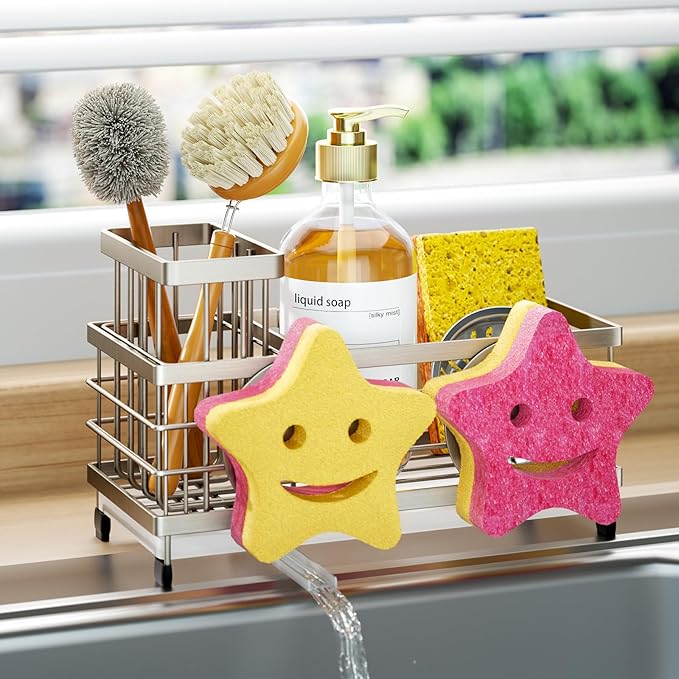 HapiRm Sink Caddy Sponge Holder