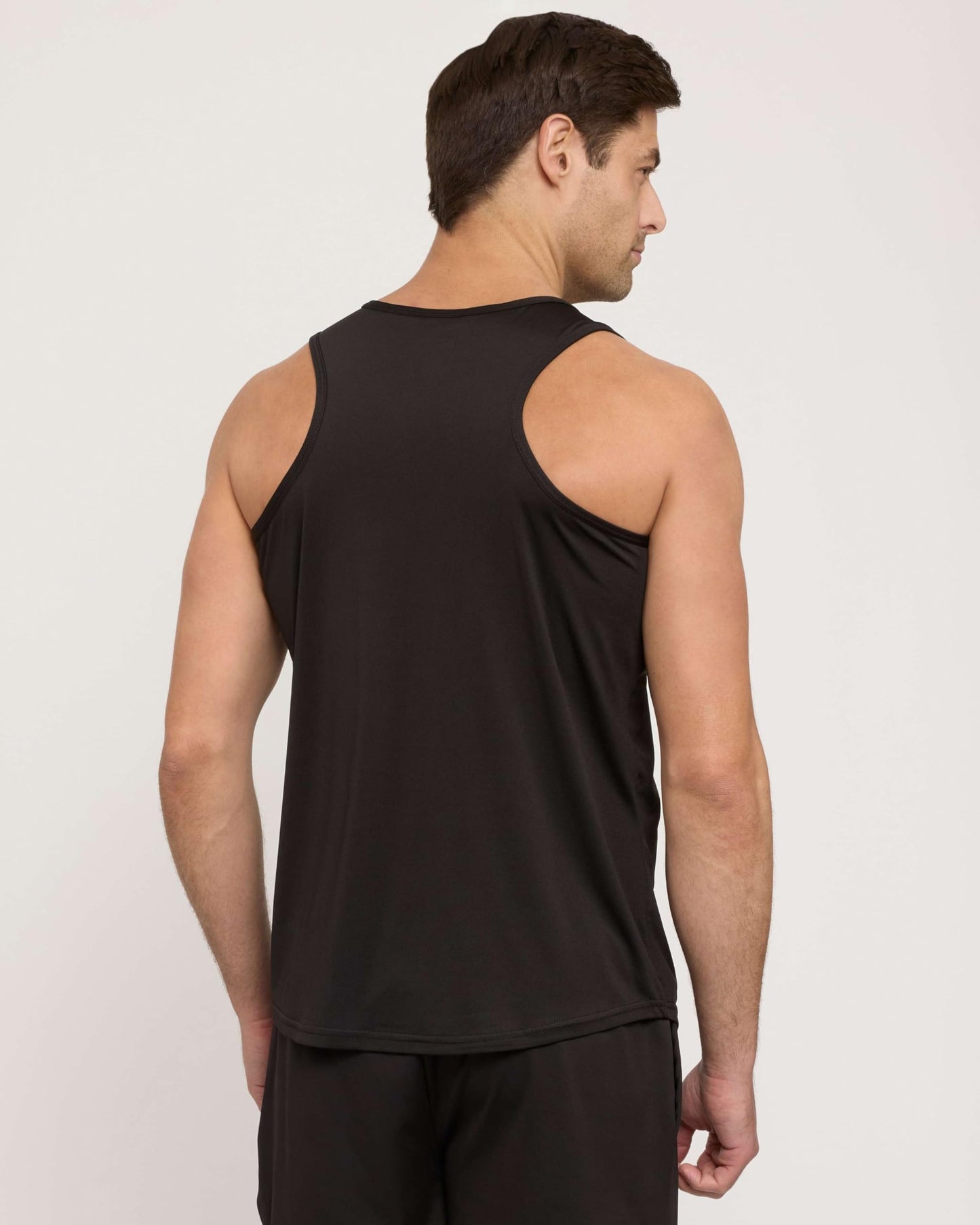 Real Essentials 5 Pack: Men's Dry-Fit Muscle Tank Top Sleeveless Shirts Workout Tees Athletic Gym (Big & Tall Available)- Set 3, L