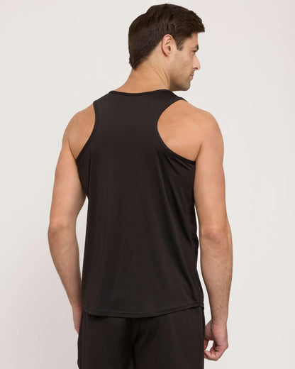 Real Essentials 5 Pack: Men's Dry-Fit Muscle Tank Top Sleeveless Shirts Workout Tees Athletic Gym (Big & Tall Available)- Set 3, L