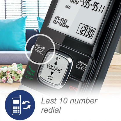 VTech CS6719-2 2-Handset Cordless Phone with Caller ID/Call Waiting, Handset Intercom & Backlit Display/Keypad, Silver