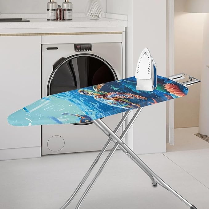GLENLCWE Underwater Sea Turtle Ironing Board Cover